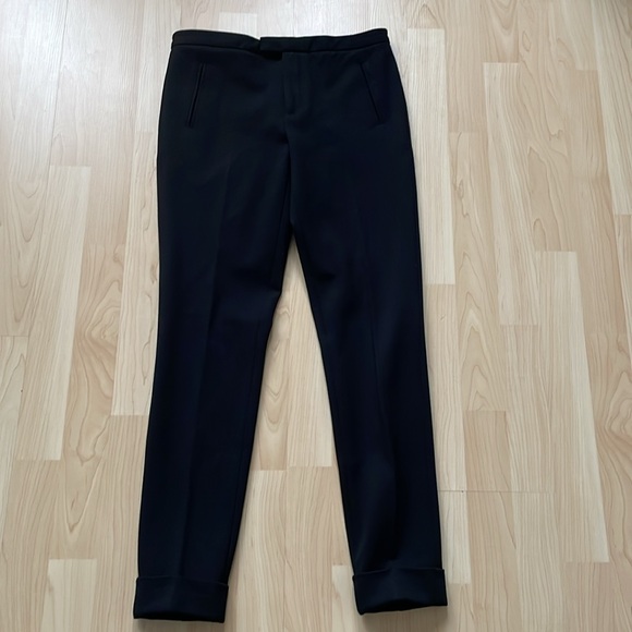 ATM Anthony Thomas Melillo Ponte Slim Pant Straight Leg Stretch Trouser Black, 4 - Picture 7 of 10